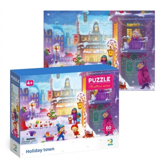 PUZLE PRAZNIČNI GRAD 60 KOM